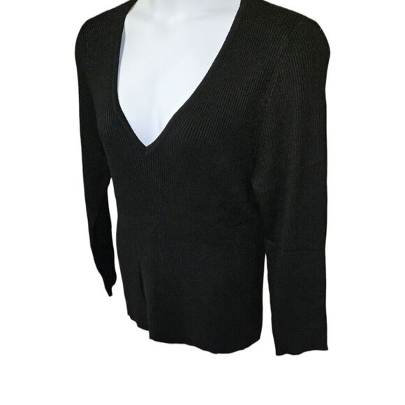 TORRID BLACK FITTED PULLOVER SWEATER PLUS SIZE 3X - Picture 8 of 15